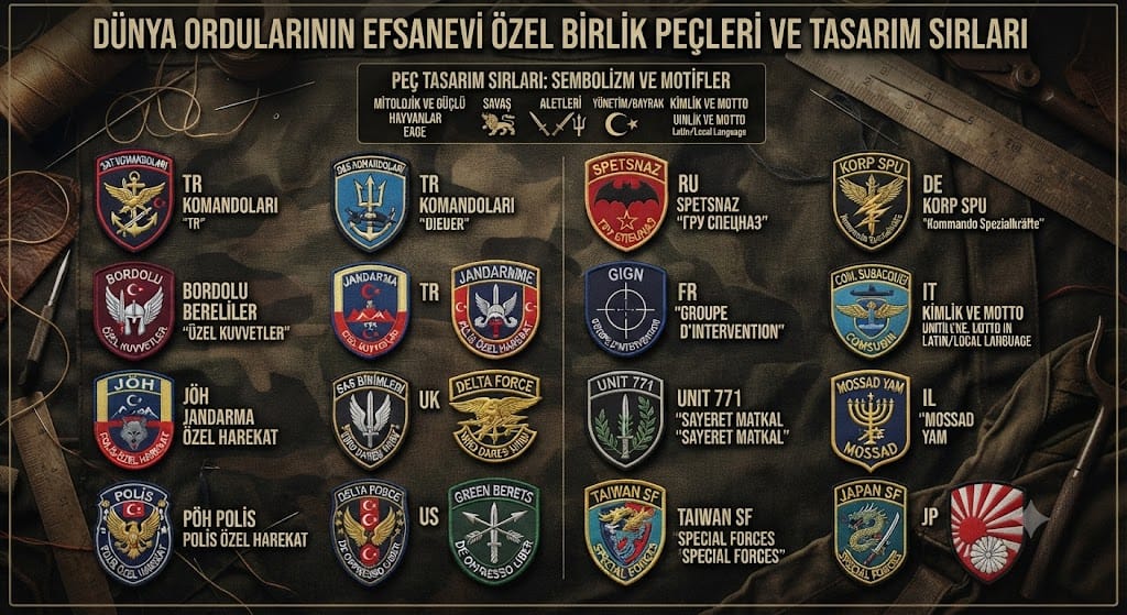 Dünya Ordularının Efsanevi Özel Birlik Peçleri ve Tasarım Sırları