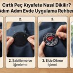 Cırtlı Peç Kıyafete Nasıl Dikilir? Adım Adım Evde Uygulama Rehberi