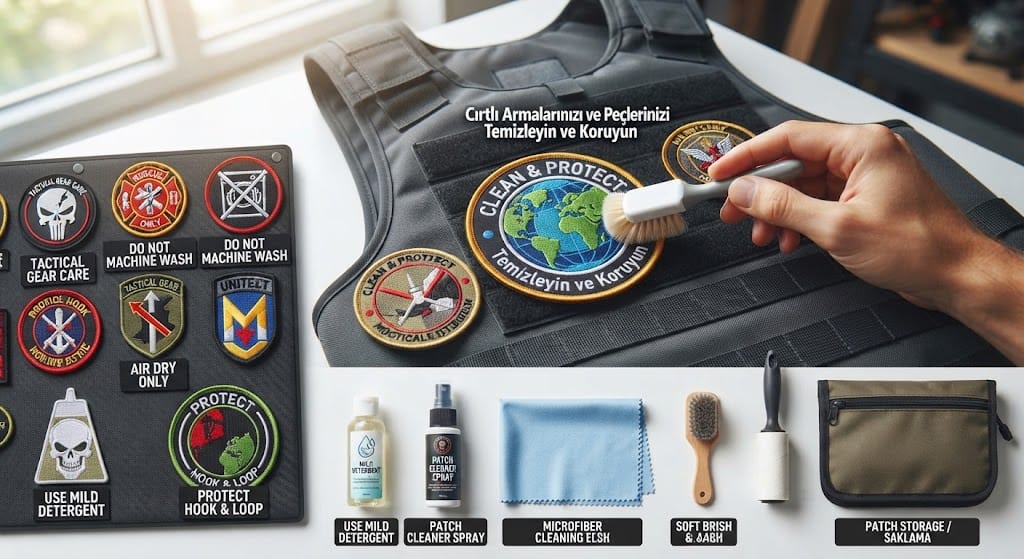 Cırtlı Arma ve Patch Peçler Nasıl Temizlenir ve Korunur?