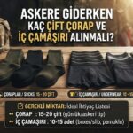 Askere Giderken Kaç Çift Çorap ve İç Çamaşırı Alınmalı?