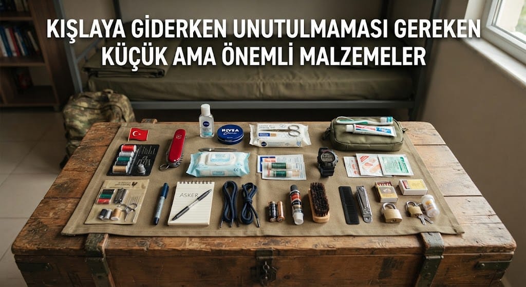 Kışlaya Giderken Unutulmaması Gereken Küçük Ama Önemli Malzemeler